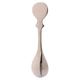 Spoon for incense in silver-plated brass 10 cm