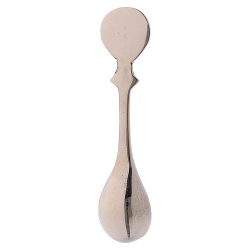 Spoon for incense in silver-plated brass 10 cm 1