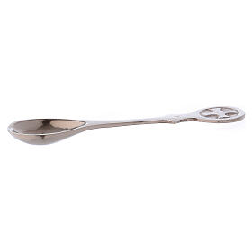 Spoon for liturgical incense in silver-plated brass 4 in