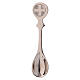 Spoon for liturgical incense in silver-plated brass 4 in s3