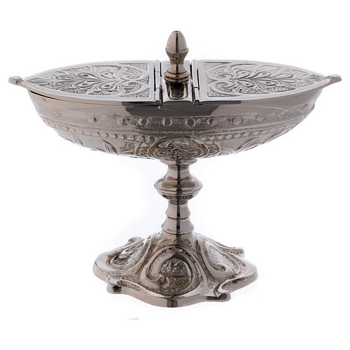 Classic-style censer in silver-plated brass 4