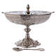 Classic boat in silver-plated brass s1