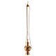 Gold plated brass thurible h 11 in s5