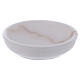 White soapstone bowl for incense d. 4 in s1