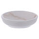 White soapstone bowl for incense d. 4 in s2