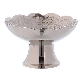 Incense bowl made of silver-plated brass 5.5 cm