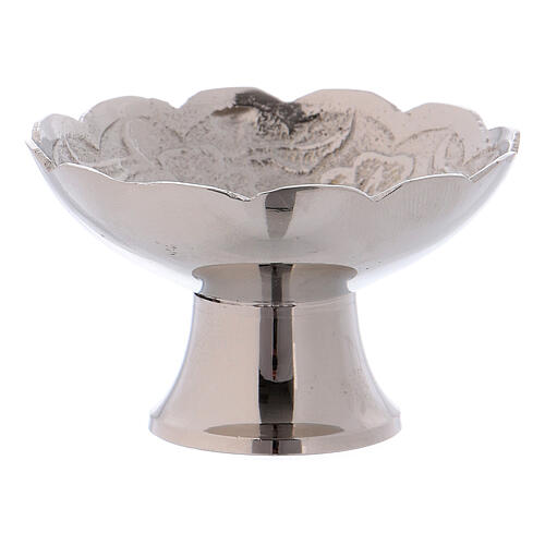 Incense bowl made of silver-plated brass 5.5 cm 2