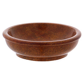 Bowl made of bronze-coloured soapstone with a diameter of 10 cm