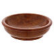 Incense bowl in bronze finish soapstone d. 4 in s1