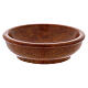 Incense bowl in bronze finish soapstone d. 4 in s2
