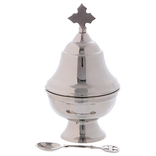 Boat for thurible in silver-plated brass 1