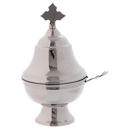 Boat for thurible in silver-plated brass 2