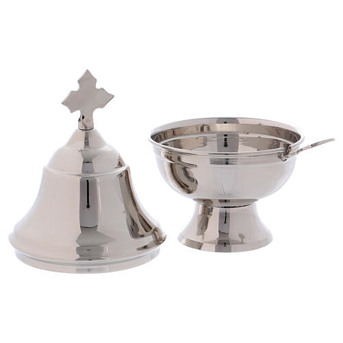 Boat for thurible in silver-plated brass 3