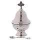 Boat for thurible in silver-plated brass s1