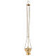 Thurible with stars gold plated brass 4 in s3