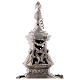 Baroque censer with silver-plated brass decorations and inlays 32 cm s2