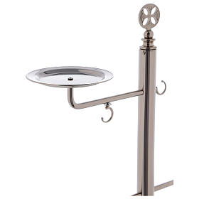 Support pour encensoir laiton nickelé 124 cm s2
