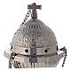 Spherical thurible in nickel-plated brass with basket h 9 1/2 in s2