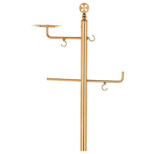 Thurible stand in gold plated brass 3