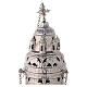 Thurible boat and spoon, nickel-plated brass, detachable burner s2