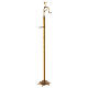 Thurible holder, gold plated brass, h 147 cm s1