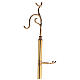 Thurible holder, gold plated brass, h 147 cm s3