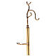 Thurible holder, gold plated brass, h 147 cm s4