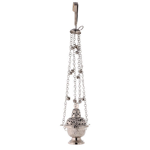 Thurible with cut-out cover h 16 cm 2