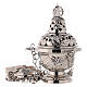 Thurible with cut-out cover h 16 cm s4