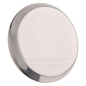 Round bowl, polished stainless steel, 9 cm diameter
