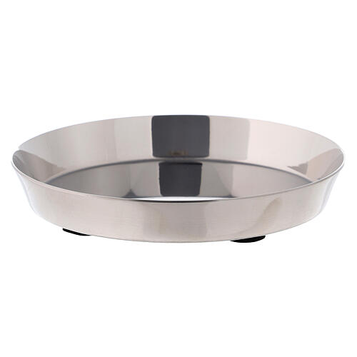 Round polished stainless steel bowl diameter 9 cm 1