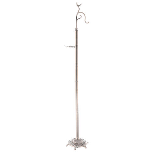 Thurible holder, silver-plated brass, h 150 cm 1