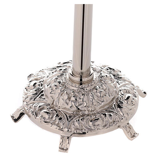 Thurible holder, silver-plated brass, h 150 cm 6