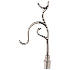 Censer stand Silver-plated brass, height 150 cm