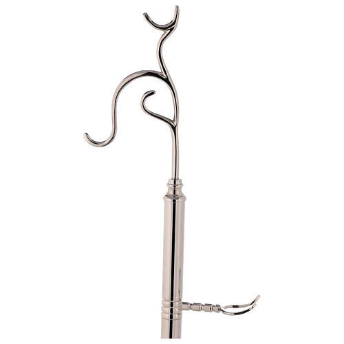Censer stand Silver-plated brass, height 150 cm 5