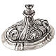 Baroque thurible and boat with chiseled silver finish, 8 in s12