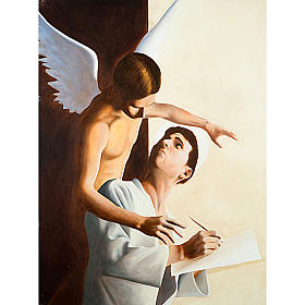 Tableaux, gravures, manuscrit enluminé: Apôtre S.Matteo