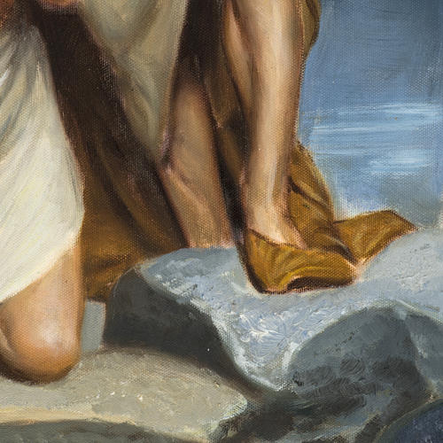 Quadro su tela "Battesimo di Gesù" 90x60 cm 4