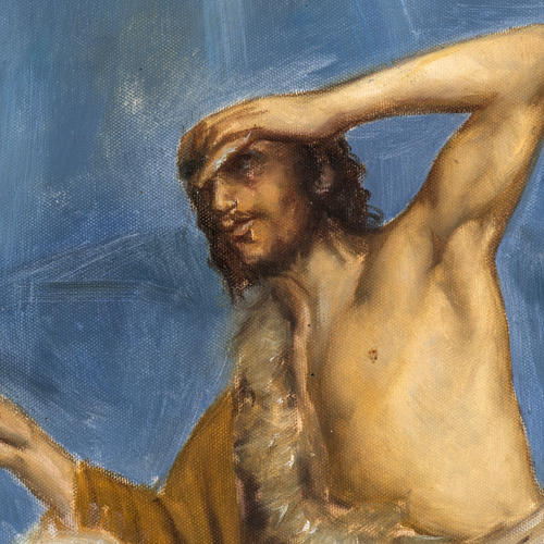 Obraz na płótnie 'Chrzest święty Jezusa' 90 X 60cm 3
