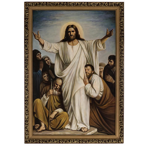 Tableau sur toile "Christ Ressuscité" 90x60 cm 1