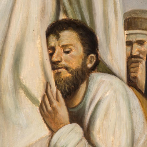 Quadro su tela "Cristo Risorto" 90x60 cm 3