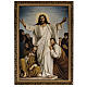 Quadro su tela "Cristo Risorto" 90x60 cm s1