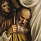 Quadro su tela "Cristo Risorto" 90x60 cm s4