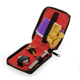 Valises Chapelle: Portefeuille en cuir de veau 5 accessoires Valises Chapelle: Portefeuille en cuir de veau 5 accessoires