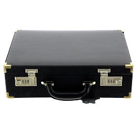 Case for travelling mass kits, empty with blue satin insides s4