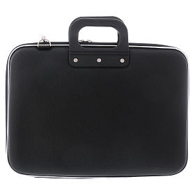 Aktentasche für die Messe Kunstleder mit roten Satin s6