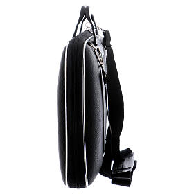 Aktentasche für die Messe Kunstleder mit roten Satin s7