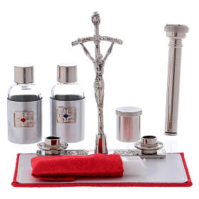 Artificial leather mass kit with red satin lining s3