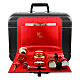 Mass kit with ABS suitcase, lined with red satin s1