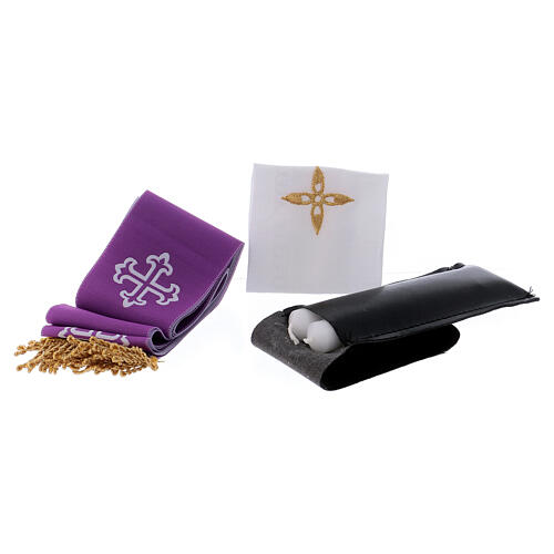 Mass kit with leather case, altar included 4